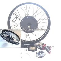 Kit de Moteur de Moyeu Arrière pour Vélo Électrique à Pneus Larges, Étanche, 500W 1000W 1500W 2000W, pour Fabricants en Gros