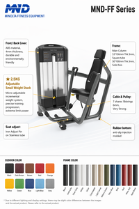 Máquina de press de pecho para gimnasio de China, Máquina de press MND con sistema de carga por pin, Banco ajustable plano e inclinado para pecho - Product Image 3