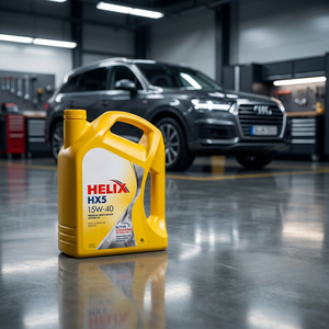 Aceite de Motor Sintético <span class=keywords><strong>Shell</strong></span> Helix HX5 <span class=keywords><strong>15w40</strong></span>, 4L, Premium Multigrado, Lubricante para Motor Diésel <span class=keywords><strong>15w40</strong></span> - Product Image 4