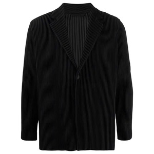 Single Breasted Beaded Pleated <strong>Men's</strong> Long-Sleeve <strong>Blazer</strong> Spring Lapel High-End Loose Casual <strong>Suit</strong> - Product Image 3