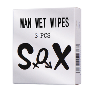 Lingettes d'<span class=keywords><strong>Hygiène</strong></span> <span class=keywords><strong>Intime</strong></span> pour Hommes - Lingettes Retardantes pour le Contrôle de l'Éjaculation Précoce et Lingettes Nettoyantes pour Jouets Sexuels - Product Image 1