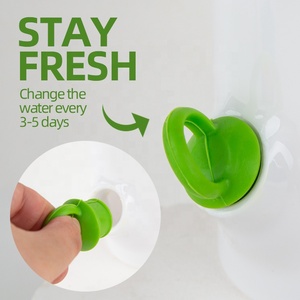 Gloway Refrigerator Herb And Spice Storage Transparent Jar <strong>Container</strong> Tools Herb Savor Pod For Keep <strong>Basil</strong> Mint Dill Freshness - Product Image 3
