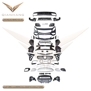 Kit carrosserie complet en PP de haute qualité, pare-chocs avant + pare-chocs arrière + calandre pour W217 C217, mise à niveau au style S65 AMG - Product Image 1