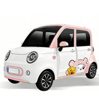 Nuevo Modelo de Vehículo Eléctrico Familiar de Cinco Puertas y Cinco Plazas, Totalmente Cerrado, de Cuatro Ruedas para Adultos