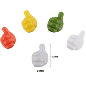 クリエイティブな親指型充電ケーブル収納ミニハンド型フック多機能フック - Product Image 3