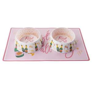 Mangkuk Hewan Peliharaan Bulat Anti Jatuh Berbahan Melamin dengan Desain Multi-Pola untuk Memberi Makan dan Minum Air Anjing - Product Image 3