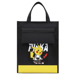Pikachu Lightweight Handbag for Junior High School Students Male Female Junior High School Bag Lunch Box Promotional Backpack
