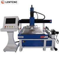 Cnc Mini Cnc Router Gravure Bois 6012 ATC Cnc Router Machine avec 4 Pièces Linéaire Type ATC Outils