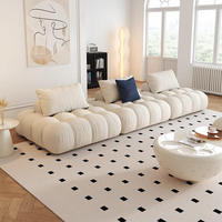 Canapé modulaire en forme de bulle, design compressible, directement de l'usine