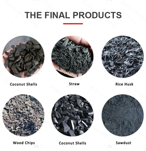 Four de pyrolyse à air chaud continu, four de carbonisation rotatif continu pour biochar, four de carbonisation de biochar - Product Image 4