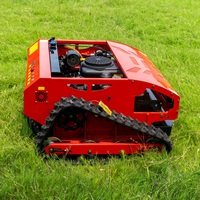 Robot Pemotong Rumput Otomatis dengan GPS & Remote Control Zero-Turn Kelas Industri 24V untuk Mesin Model HT-1000A