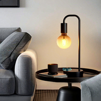 Lampe de chevet et de lecture moderne et minimaliste avec abat-jour en verre, entièrement dimmable, à commande par bouton, pour eBay, idéale pour salon et chambre à coucher