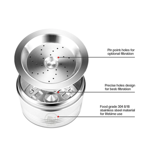 Cápsula de café reutilizable de acero inoxidable para máquinas <span class=keywords><strong>Vertuo</strong></span> Pop/<span class=keywords><strong>Next</strong></span>, cuchara, cepillo, accesorio de café ecológico, modelo S20260129 - Product Image 3