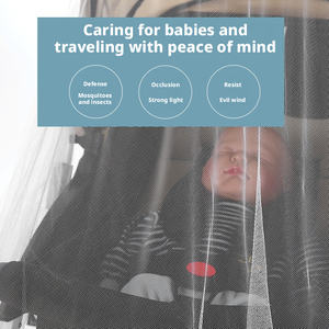 Mosquitera Ligera Tejida para <span class=keywords><strong>Cochecito</strong></span> de Bebé, Ecológica, Portátil, para Recién Nacidos, Gran Venta - Product Image 5