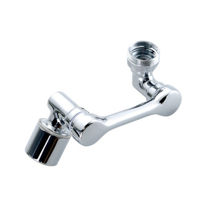 Buse de robinet universelle avec filtre aérateur rotatif, bras oscillant, protection anti-éclaboussures, extension J-8002 - Product Image 1