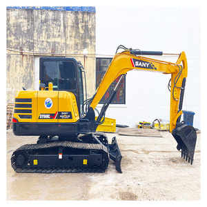 Máy xúc mini Sany SY60C 6 tấn, hàng cũ chính hãng Sany60, máy đào thủy lực, tình trạng tốt, giá rẻ tại Thượng Hải, cần bán - Product Image 6