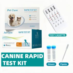 Kanin EHR BAB ANA CHW ab ehrlichia/babaesia/anaplasma/<span class=keywords><strong>heartworm</strong></span> tes cepat Kit dokter hewan untuk anjing - Product Image 2