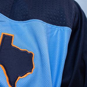 Maillot de hockey sur glace personnalisé pour équipe, avec logo en maille cousu, entièrement lacé, pour adultes - Product Image 4