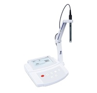Medidor de pH de Mesa Profesional, Calibración de 1 a 5 Puntos, Medidor de pH de Alta Precisión con Pantalla de Alta Definición