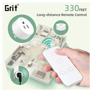 تحكم لاسلكي للمصباح مع مؤقت وظيفة النوم W/15A IP66 مع مفتاح قابس منفذ عن بعد RF433 لنا المقابس والمقابس - Product Image 1