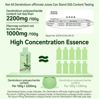 Boisson instantanée au Dendrobium Purple Skin sans sucre, prête à boire, 7 sachets de 30 ml, boisson santé