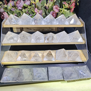 5cm gros Cristaux Naturels Pyramide Clair Quartz Pierres De Guérison Pour Maditation - Product Image 1