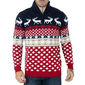 Pull en maille de luxe 2025 pour homme, coupe ajustée, infroissable, anti-rétrécissement, respirant, 100 % acrylique, confortable, haut de gamme automne/hiver - Product Image 2