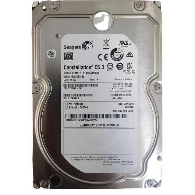 Server Hard Drives, SAS, 1TB, 2TB, 3TB, 4TB, 6TB, 3.5TB, Enterprise-class Drives, ST4000NM0023