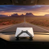 Support de tableau de bord Starlink Mini à ventouse à levier, sans perçage, pour pare-brise de camping-car, camion, SUV, voiture, support satellite sécurisé