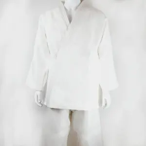 JUDO uniforme tessuto uniforme JUDO 100% cotone bianco 450g