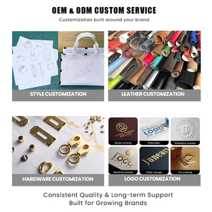 lusso in vera pelle con struttura raffinata produttore esecutivo di integrazione della catena di fornitura Bolsos personalizzati - Product Image 6