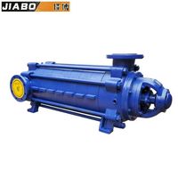Pompa Sentrifugal Horizontal Multi-tahap JIABO Tekanan Tinggi Baja Tahan Karat Besi Pompa Distribusi Air 50HP >10.000 L/mnt