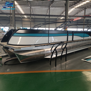 <span class=keywords><strong>Bateau</strong></span> ponton <span class=keywords><strong>de</strong></span> luxe Allhouse, 27 pieds, <span class=keywords><strong>en</strong></span> alliage d'aluminium soudé, haute vitesse, style sport, personnalisé pour la pêche et les excursions, <span class=keywords><strong>en</strong></span> <span class=keywords><strong>vente</strong></span> - Product Image 2