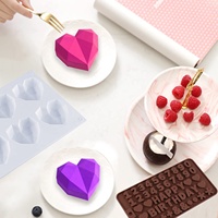 Moule à gâteau en Silicone en forme de Topper personnalisé, cuisson de toutes les formes étoiles Rose fleur prêt à l'emploi chocolat bonbons Fondant moule