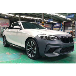 Haute qualité F22 mise à niveau M2CS Style Body <span class=keywords><strong>It</strong></span> embouts d'échappement diffuseurs avant pare-chocs arrière Grille capot Kit de carrosserie pour BMW 2014-2019 - Product Image 4