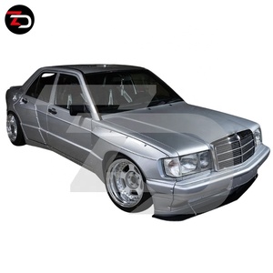 <span class=keywords><strong>Prix</strong></span> d'usine Kit carrosserie style Rocket Bunny avec lèvre avant, jupes latérales, extensions d'ailes et aileron pour modèle Benz <span class=keywords><strong>190E</strong></span> W201 1982-1993 - Product Image 2