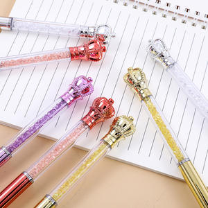 ผลิตปากกาลูกลื่นคริสตัลราคาส่งพร้อมมงกุฎกลิตเตอร์และปากกาลูกลื่นคริสตัลพลาสติก ECO ขนาด 1.0 มม. ขายดี - Product Image 4