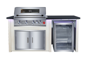 Cuisine extérieure de luxe personnalisée pour jardin/<span class=keywords><strong>piscine</strong></span>, étanche, en acier inoxydable 304, ensemble de cuisine extérieure <span class=keywords><strong>avec</strong></span> grill <span class=keywords><strong>et</strong></span> réfrigérateur - Product Image 3