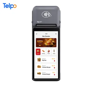 Kit punto de venta android 12 card readers cashless payment handheld nfc device qr code pos system