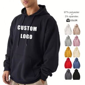 Fabricants de sweats à capuche unisexes personnalisés pour l'automne, sweats à capuche à poches tissées, vente en gros, sweats à capuche avec impression par sublimation - Product Image 2