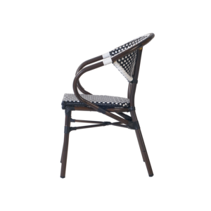 Moderno francese bistrot in alluminio da pranzo all'aperto in Rattan da <span class=keywords><strong>giardino</strong></span> <span class=keywords><strong>sedie</strong></span> da tavolo per alberghi scuole sale case coloniche - Product Image 3