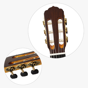 <span class=keywords><strong>Guitarra</strong></span> Clásica <span class=keywords><strong>Española</strong></span> Smallman, Marca Aiersi, Profesional, Hecha a Mano, con Arco en la Espalda - Product Image 5