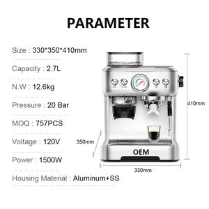 * 120V-220V 2.7L 1500W 58 millimetri <span class=keywords><strong>filtro</strong></span> 20bar ULKA pompa automatica da <span class=keywords><strong>caffè</strong></span> <span class=keywords><strong>macchina</strong></span> da <span class=keywords><strong>caffè</strong></span> professionale <span class=keywords><strong>macchina</strong></span> per <span class=keywords><strong>caffè</strong></span> espresso <span class=keywords><strong>macchina</strong></span> per il <span class=keywords><strong>caffè</strong></span> - Product Image 4