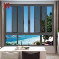 Tengying Fenêtre coulissante à rail unique de marque supérieure Fenêtres en aluminium à revêtement en poudre blanche au design moderne pour alliage d'aluminium fait maison