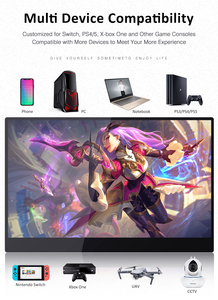 西博兰专利15.6 usb内置电池便携式游戏监视器4K ips ps4智能手机电脑 - Product Image 2