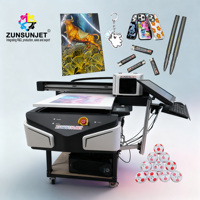 Impresora UV Plana A1 Tamaño A1 4 6090, Impresión de Adhesivos UV DTF, Impresora UV DTF Multifuncional con Cámara de Visión