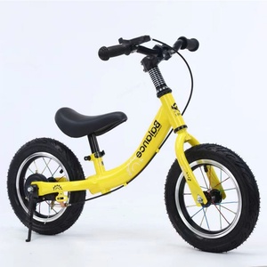 Vélo d'équilibre pour enfants en métal de 12 pouces sans pédales avec amortisseur pour les enfants de 2 à 4 ans - Product Image 2