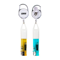 Vente en gros usine : Lanière de briquet rétractable personnalisée à ressort, qualité supérieure, pour Clipper