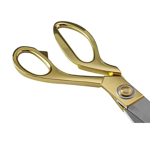 Ciseaux de tailleur dorés en acier inoxydable pour la couture, la broderie et la <span class=keywords><strong>d</strong></span>écoupe du cuir - Product Image 5