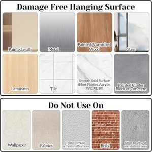 Étagères murales adhésives en acrylique transparent, support flottant sans perçage <span class=keywords><strong>pour</strong></span> photos, cadres, décorations et petits objets - Product Image 5